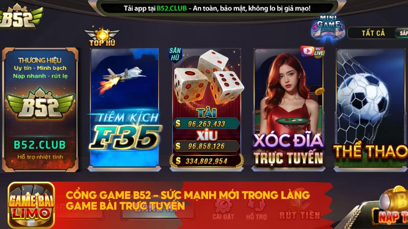 Cổng game bài đổi thưởng B52 đảm bảo an toàn tối đa cho người chơi với công nghệ bảo mật hàng đầu