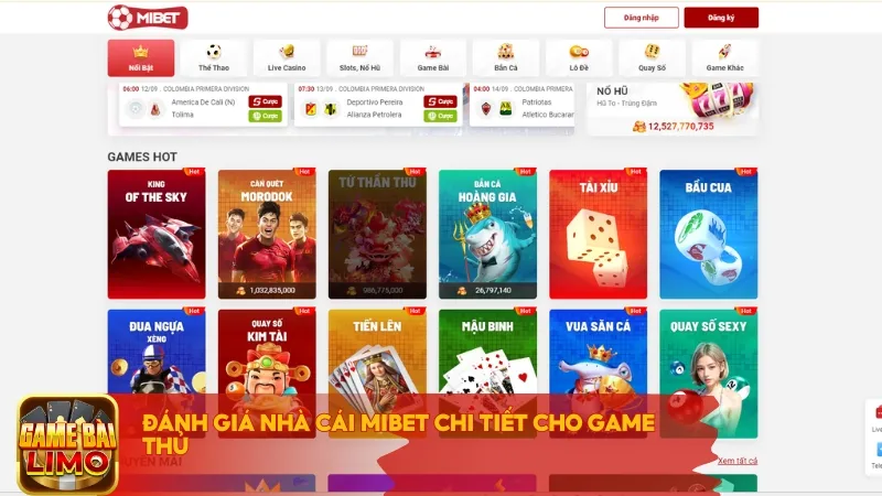 Đánh giá nhà cái Mibet chi tiết cho game thủ