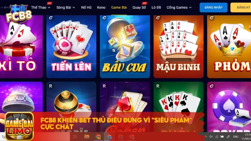 FCB8 khiến bet thủ điêu đứng vì “siêu phẩm” cực chất