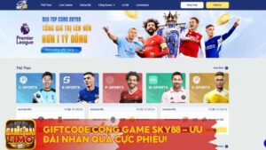 giftcode cổng game Sky88