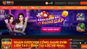 giftcode cổng game SV88