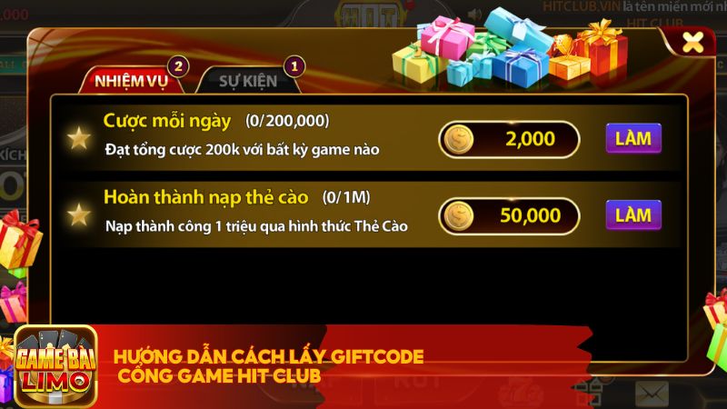 Hướng dẫn cách lấy giftcode cổng game HIT Club