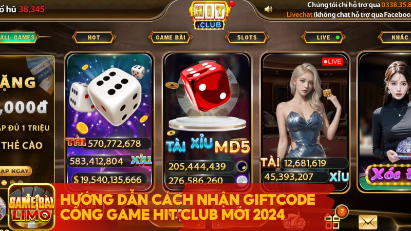 Giftcode cổng game HIT Club