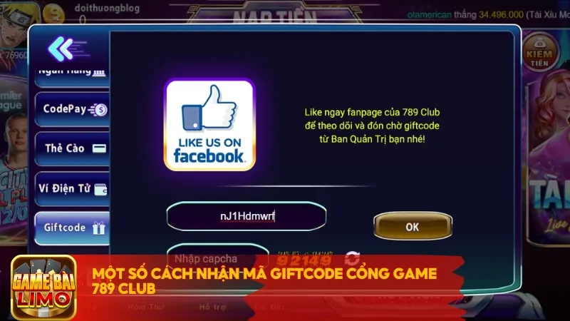 Một số cách nhận mã giftcode cổng game 789 Club 