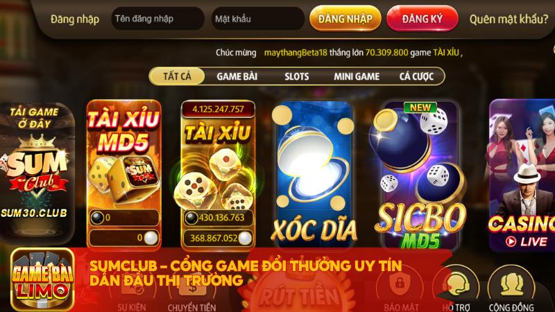 Sumclub tự hào là một nền tảng game đa dạng cùng khuyến mãi hấp dẫn