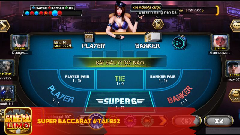 Super Baccarat 6 tại B52